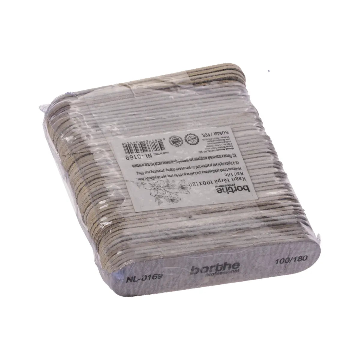 Borthe Professional 100/180 Oval Kağıt Törpü Seti NL-0169
