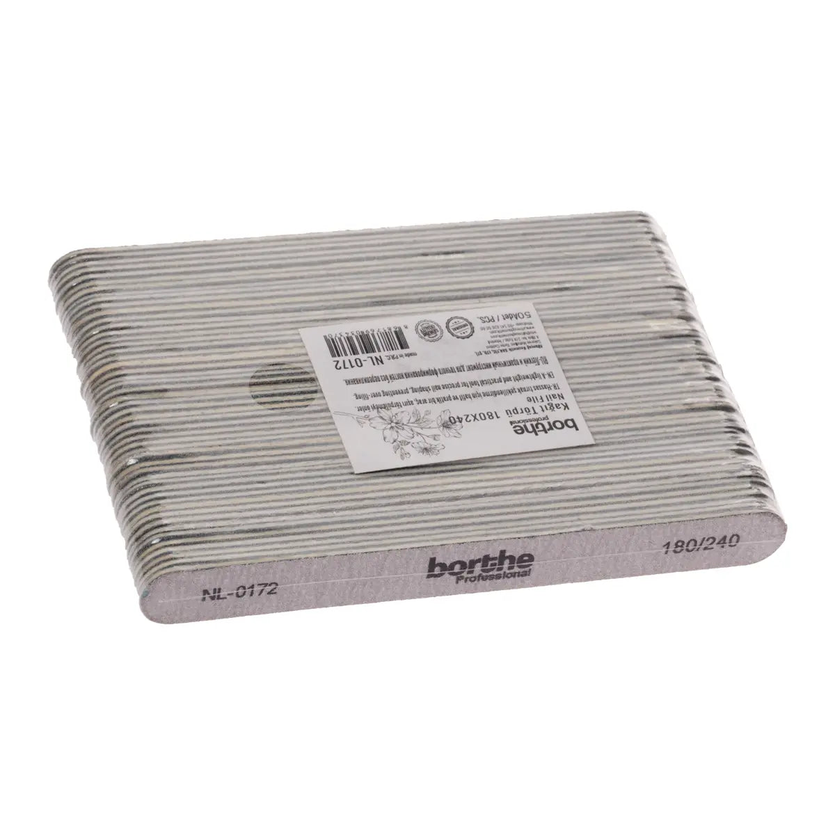 Borthe Professional 180/240 Mini Oval Kağıt Törpü Seti NL-0172