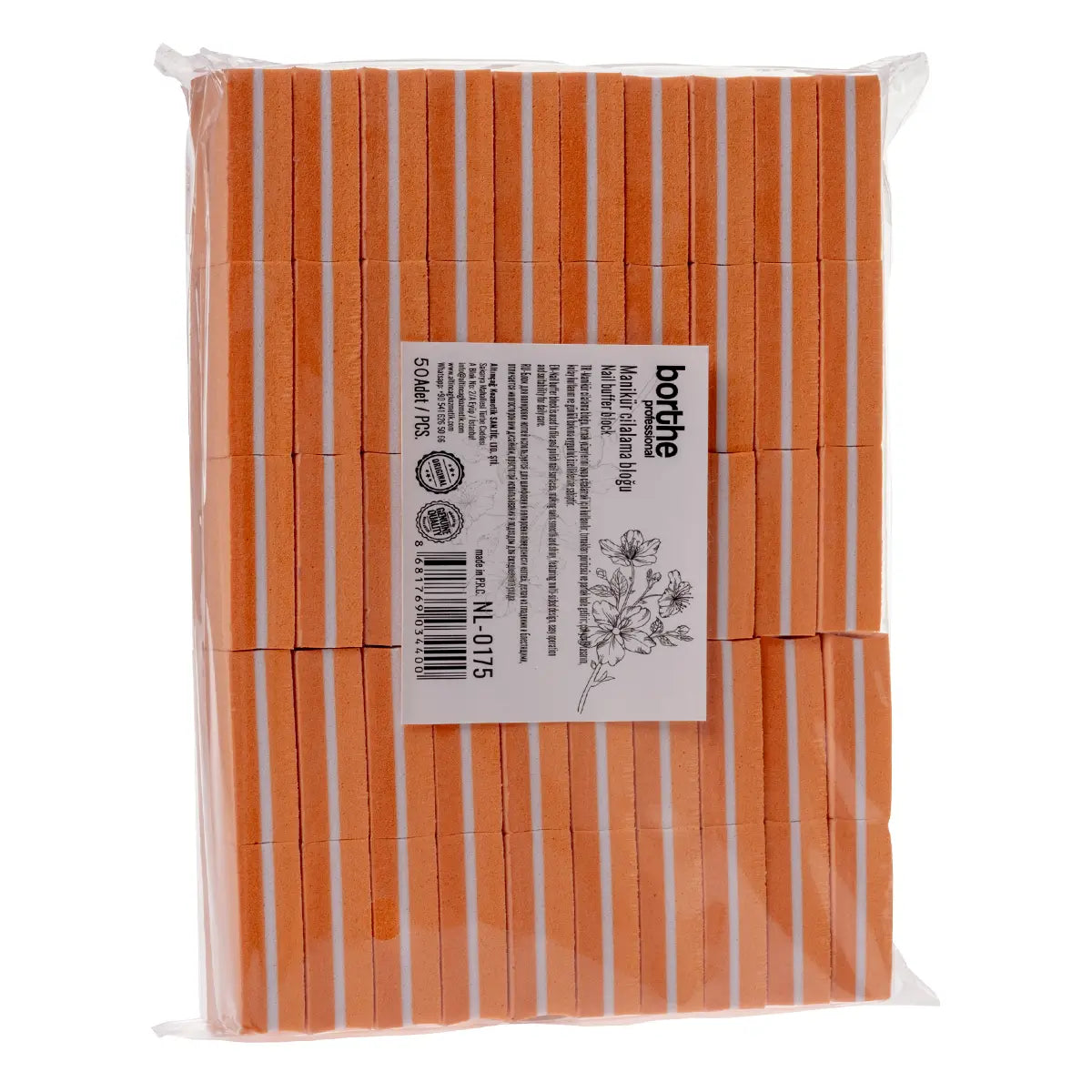 Borthe Professional Profesyonel Manikür Cilalama Bloğu Sünger Buffer Seti NL-0175
