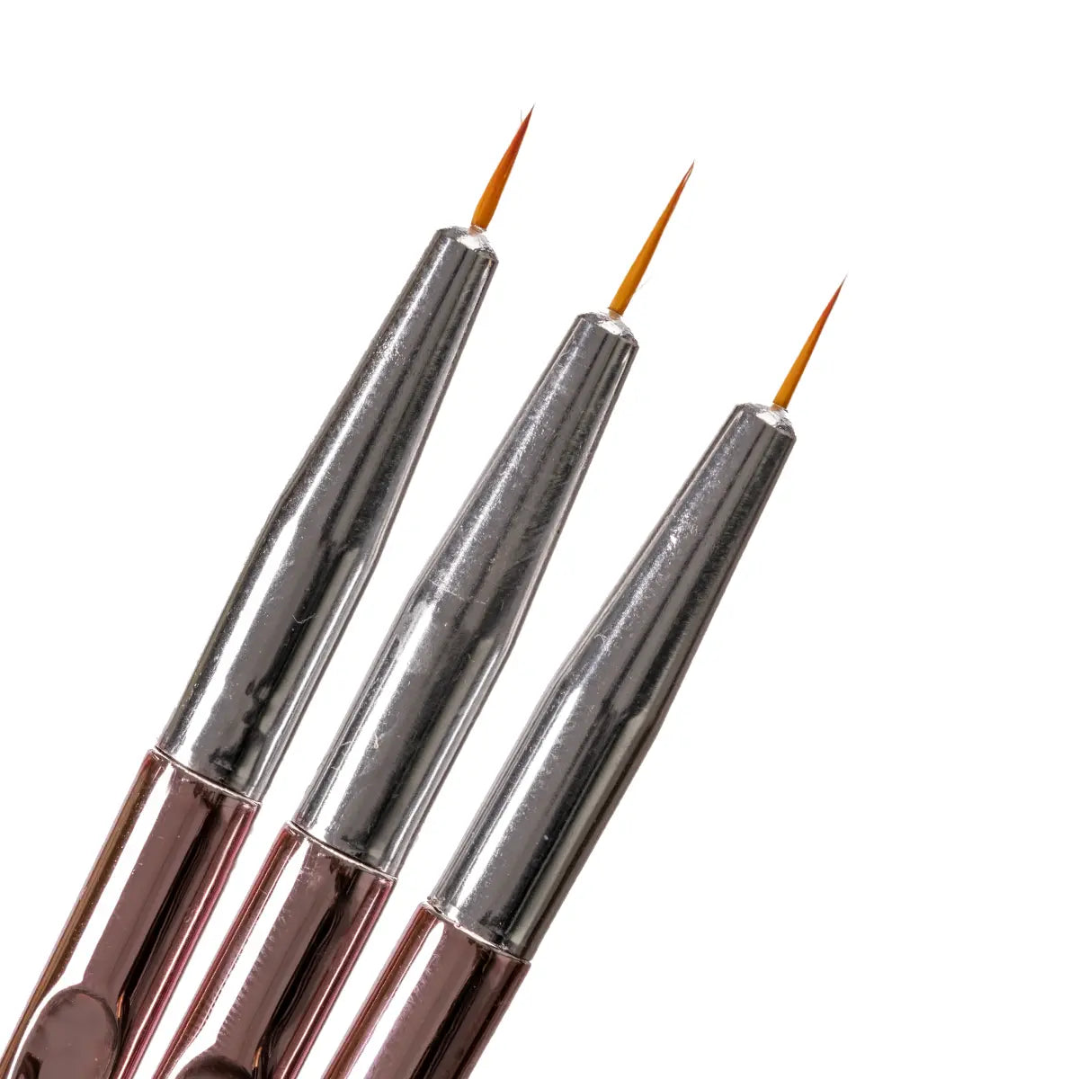 Rose Gold İnce Çizgi (Liner) Nail Art Fırça Seti NL-0663