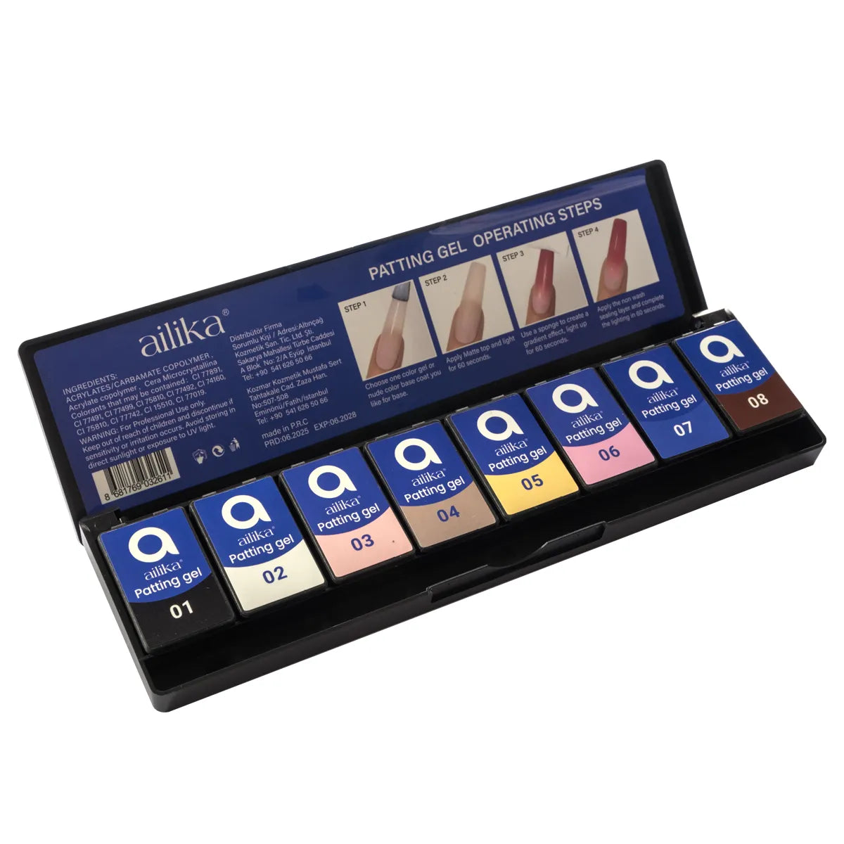 Patting Jel Ombre Ojesi 8 Renk Set