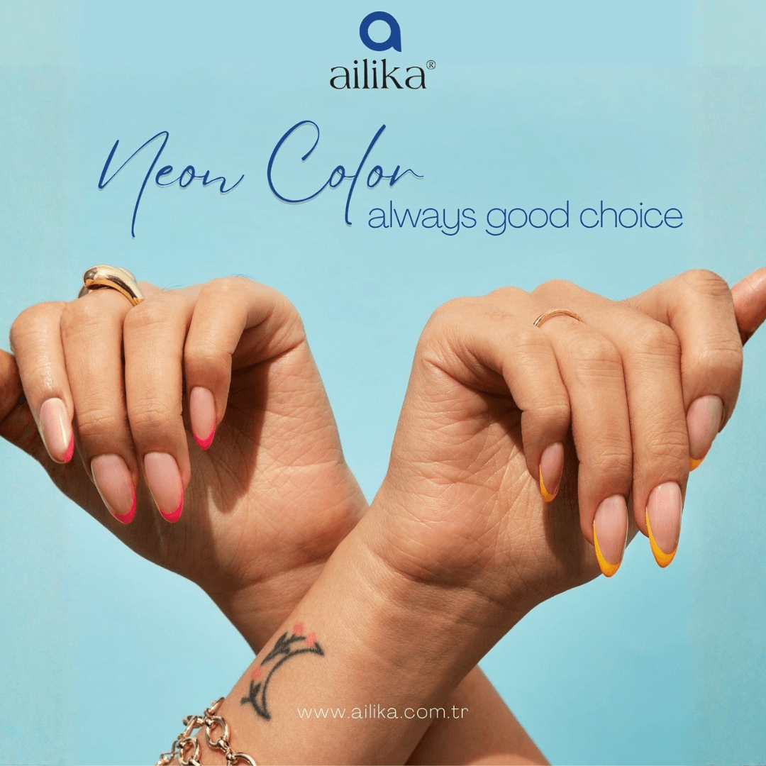 Ailika kalıcı oje, gel polish ve profesyonel nail ürün gamı görseli